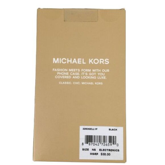 MICHAEL KORS Green Black iPhone 5 5S Phone Case MK Signature MRP $38.00 - Picture 2 of 7